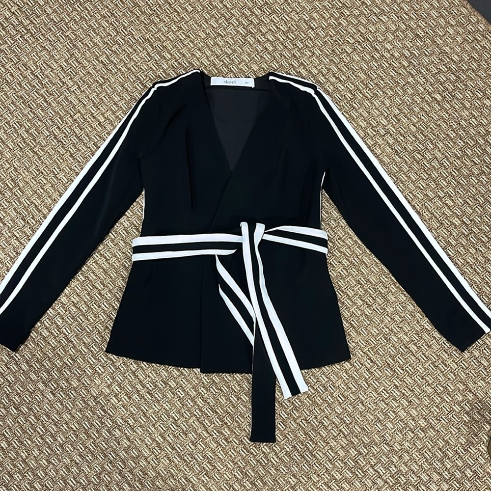 SKAZI made in Brazil, black blazer, size XS, excellent condition.